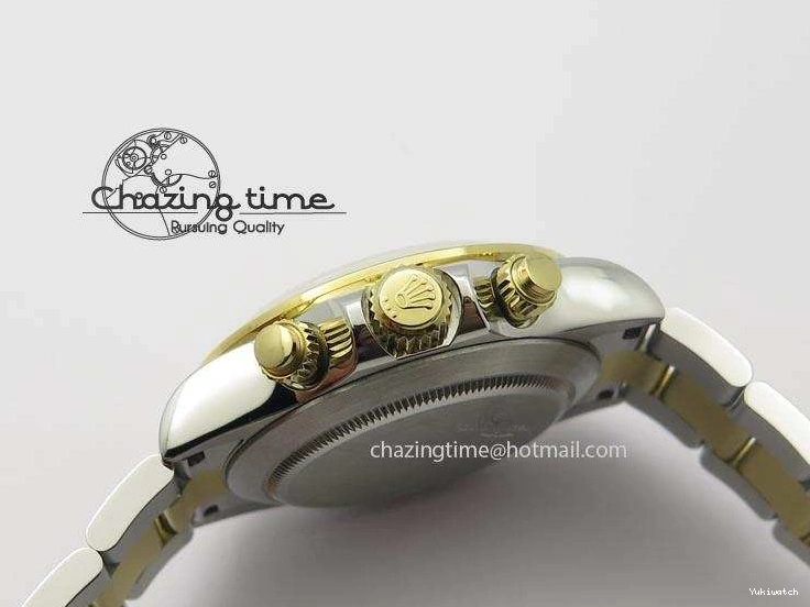 JF SS 116523 Gray On Best Bracelet A7750 YG Edition SS YG Dial Daytona 0312